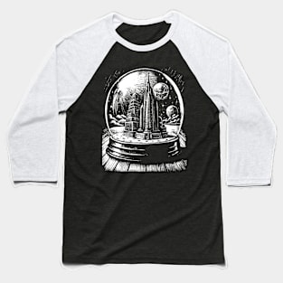 Burj Khalifa in a snow globe Baseball T-Shirt